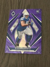2024 Panini Phoenix Rookies Purple #167 BYRON MURPHY II Football Card Rookie RC. rookie card picture
