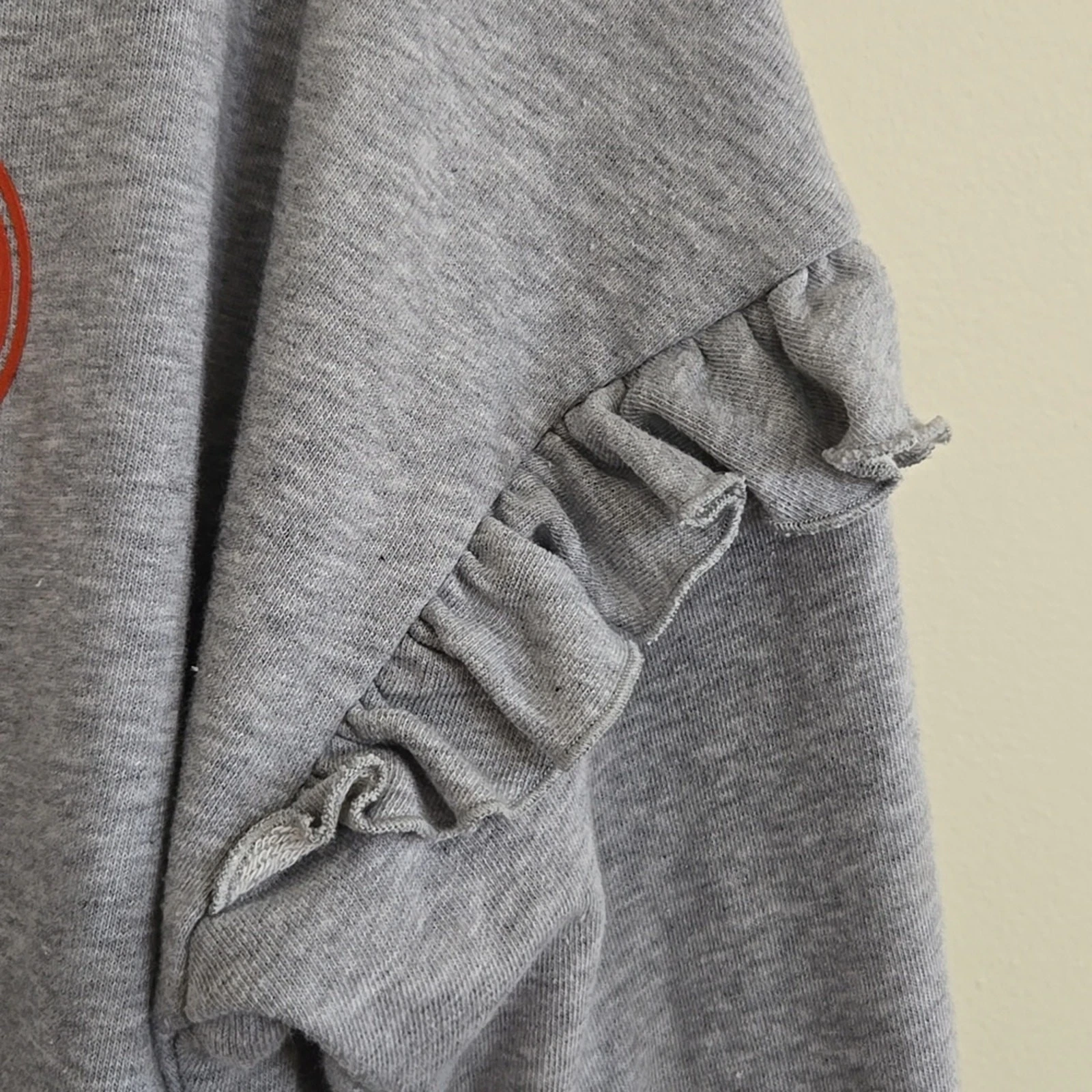 Abito Kenzo Kids Paris taglia 16A grigio manica lunga mini dress con logo davanti