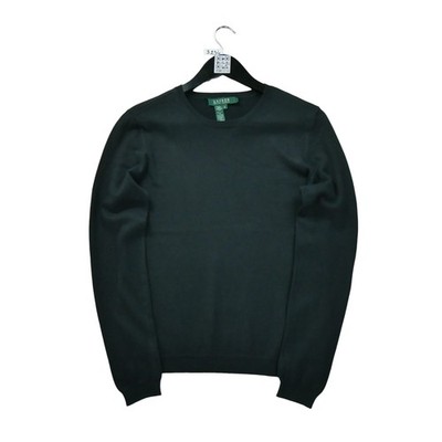 Ralph Lauren Seidenpullover Damen Größe M schwarz #QWE3234