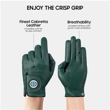 Men's Golf Glove Cadet Size - Cabretta Leather, Ball Marker /