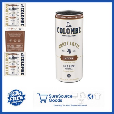 4 Pack Mocha Draft Latte 36 Fl Oz Cold Coffee with 5g Protein and Sweetness