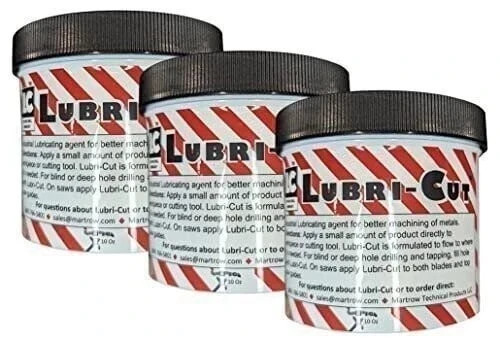Lubricut Beeswax Cutting Paste 3-Pack – 10 oz each Lubricant for Drilling Metal. - Picture 1 of 2