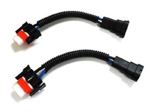 2) H11 H8 cables de cerámica arnés enchufes adaptadores para faros faros antiniebla