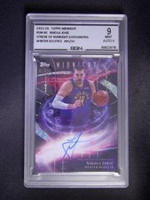2025-26 Topps Midnight Nikola Jokic Auto Stroke Of Midnight Winter /35 BGN 9