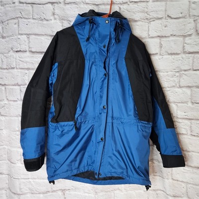 The North Face Gore Tex ski winter jacket coat size small womens blue black vtg