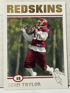 2004 Topps Gold Washington Redskins Sean Taylor Rookie #36