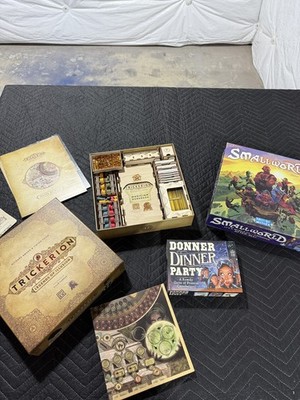 Trickerion w/ Meeple Realty Wooden Insert Small World and More Must See