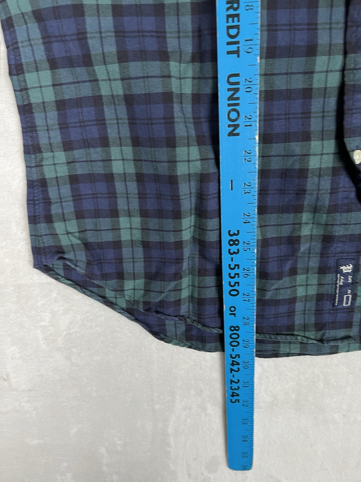 Polo Ralph Lauren camicia con bottoni taglia grande slim fit tartan a quadri piccolo pony