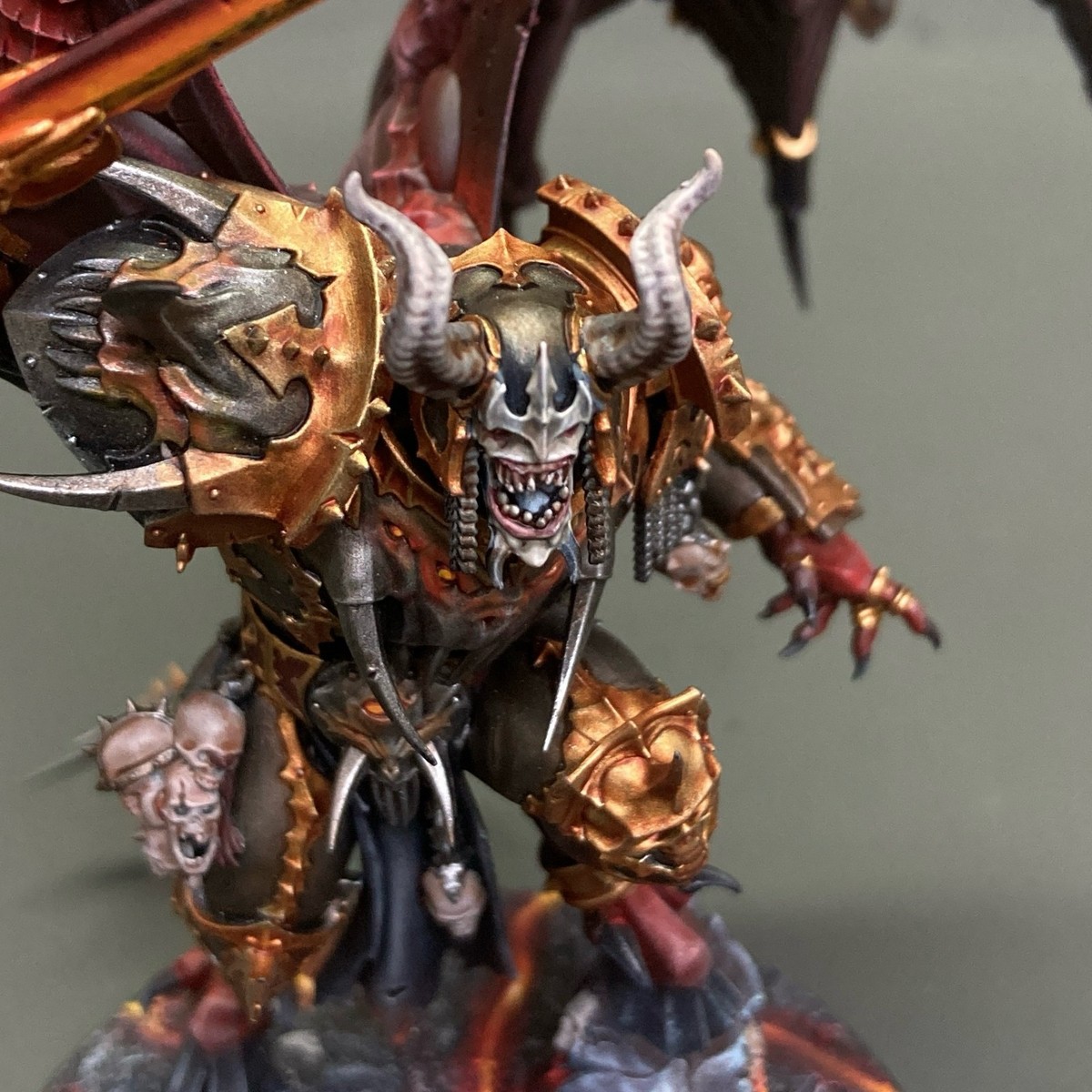 Warhammer 40K Daemon Prince Painted Chaos Undivided Khorne Nurgle