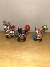 Skylanders Royal Double Trouble Rare Purple Variant Lot Of 3 WORKS CLEAN VTG