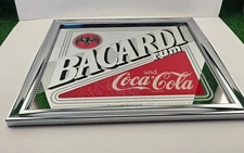 Bacardi Rum And Coca-cola Bar Mirror 16inches