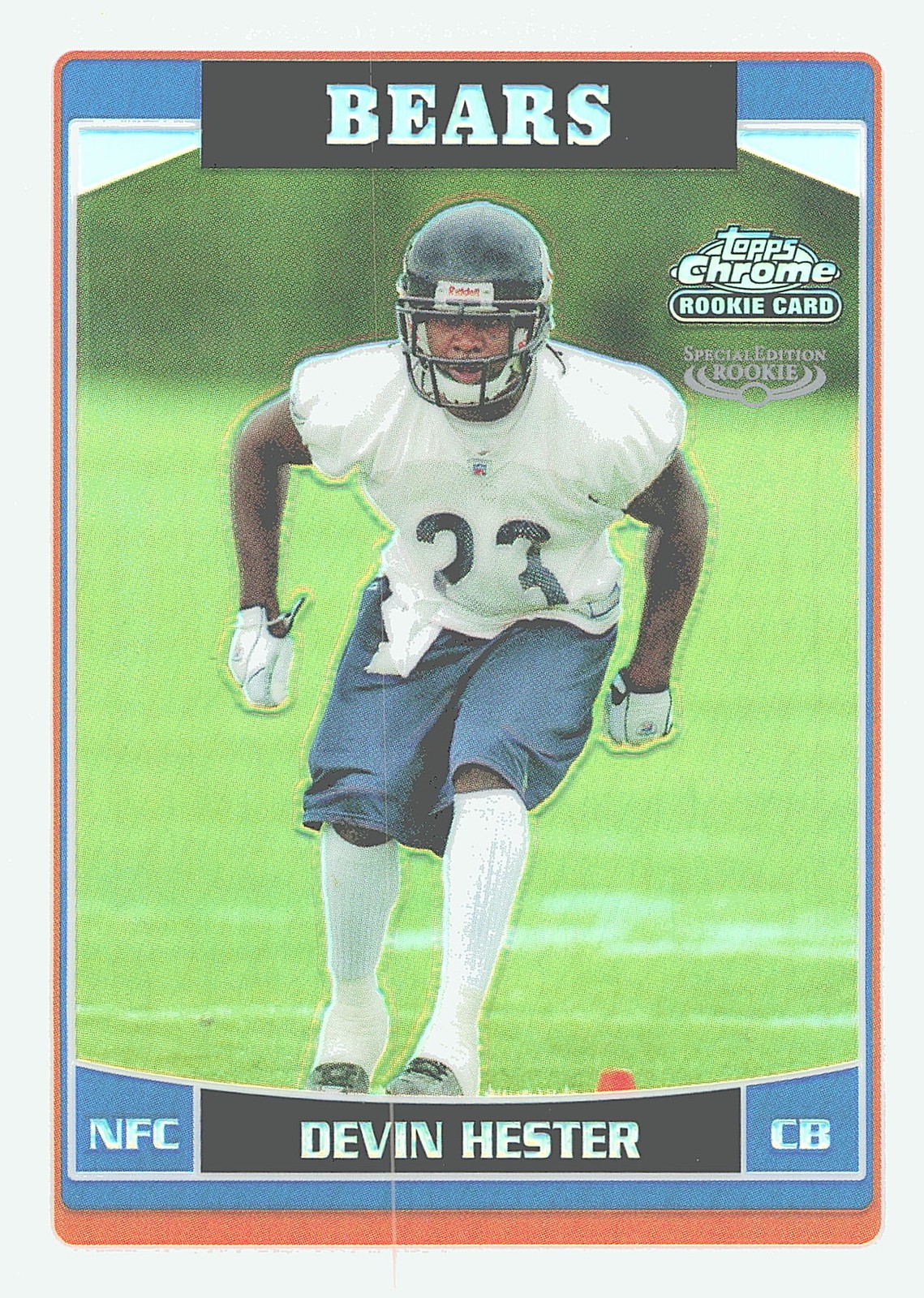 2006 Topps Chrome #252 Devin Hester Refractors