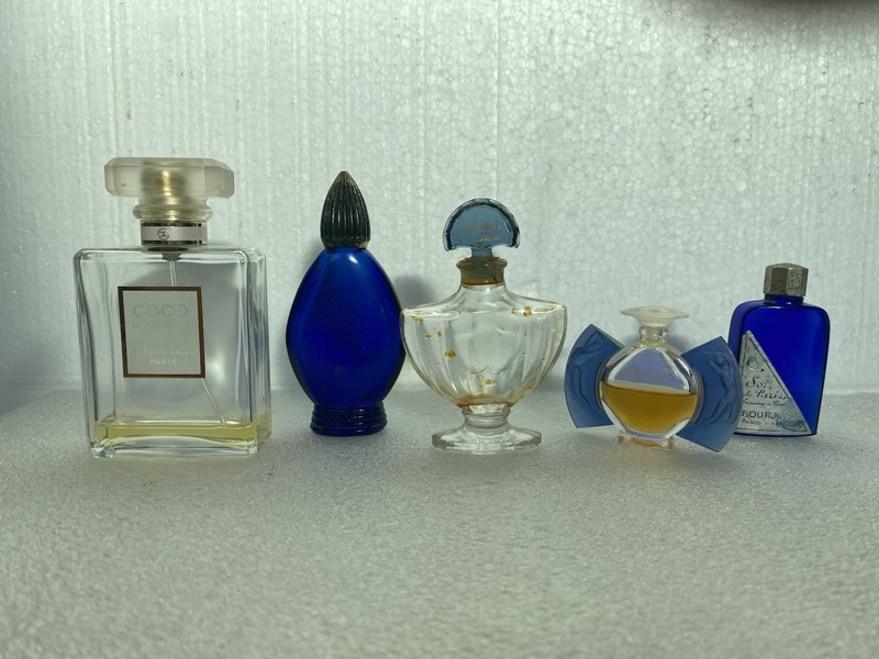 VTG Parfum Bottles France Lot Of 5