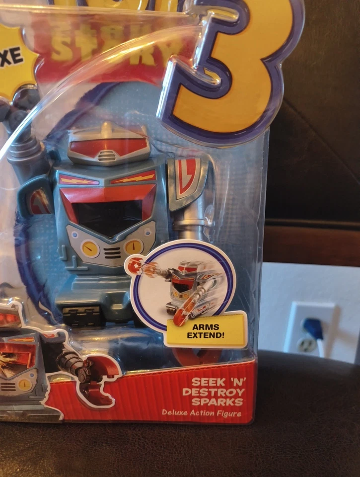 Figura de acción de lujo Toy Story 3 Seek 'N' Destroy Sparks Mattel 2009! ¡LEER! Foto 3 de 4