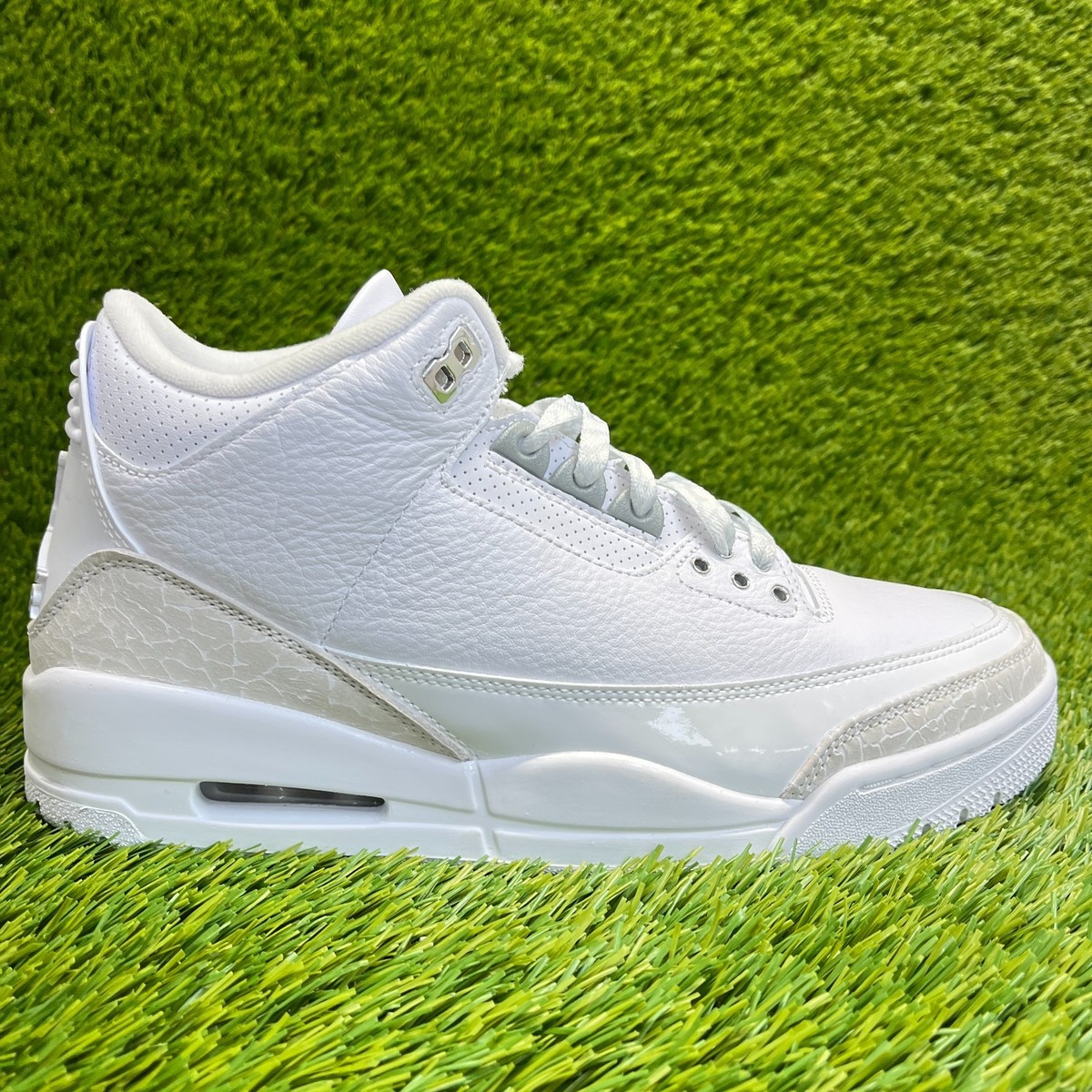 Retro Pure White Jordan 3s Pure Money Pure White Jordan Low White