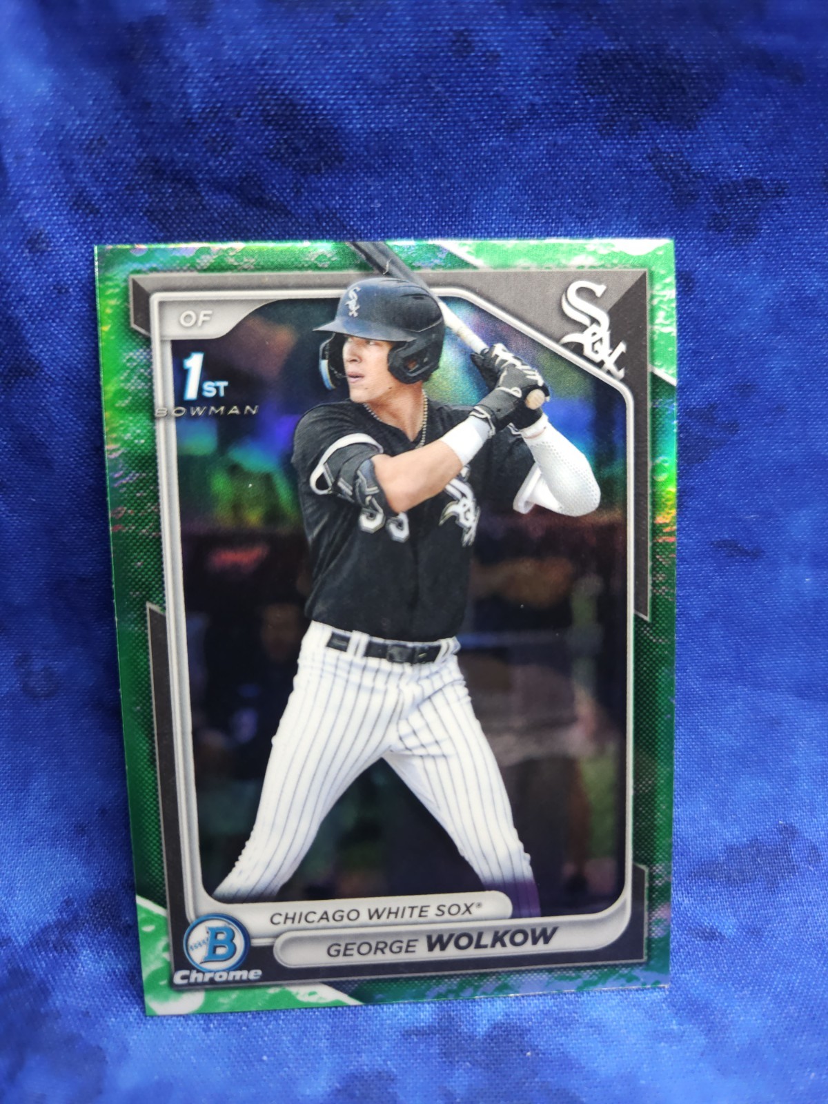 2024 Bowman - Chrome Prospects George Wolkow #BCP-144 Lunar Glow Refractor (RC)