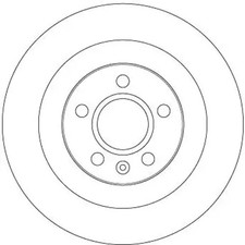 2x Disque de frein plein DF6970 TRW pour VOLVO XC40