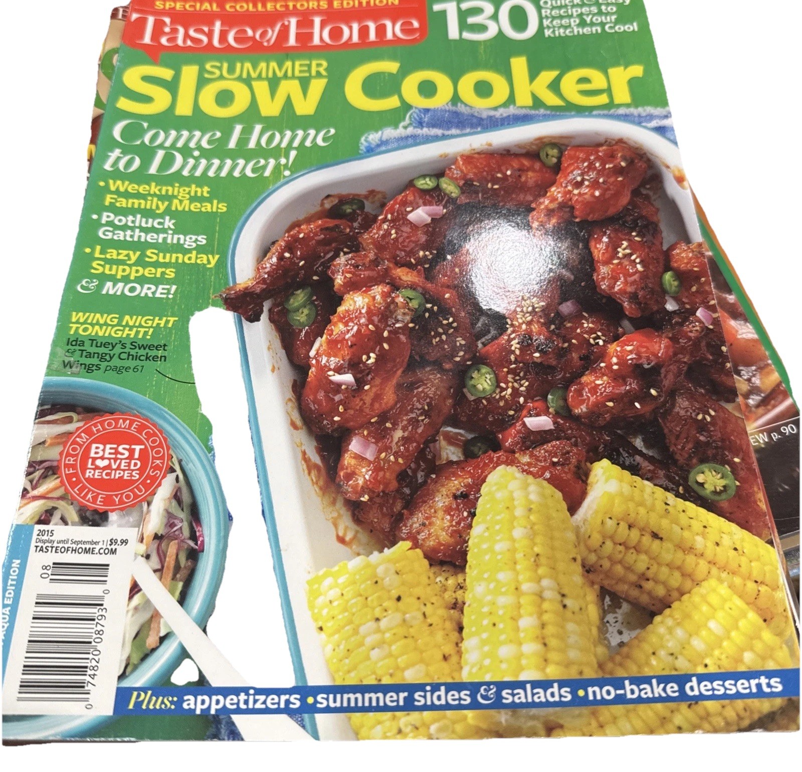 Taste of Home 130 Summer Slow Cooker Meals Magazine 2015