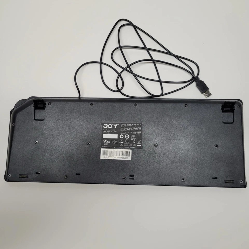 ACER Desktop Keyboard model KU-0760 English 104 Keys USB TESTED - Image 4 of 4
