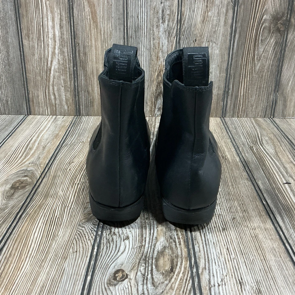 Fit Flop Sumi Leather Chelsea Ankle Boots Black Size 10 Waterproof Slip On - Image 4 of 4