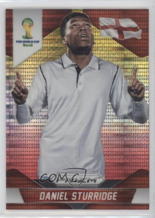 2014 Panini Prizm World Cup Yellow & Red Pulsar Prizm Daniel Sturridge #140 xp6