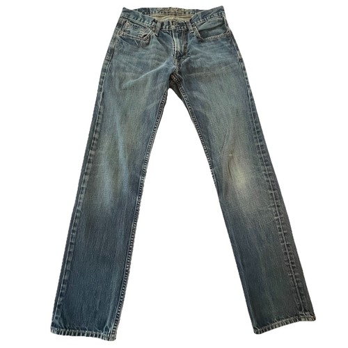 American Eagle Jeans Men's 28x31 Slim Straight Mid Rise Dark Wash - Picture 14 of 15
