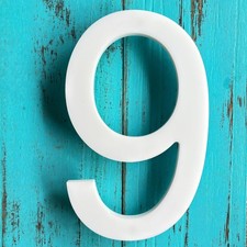 Modern 8-Inch House Numbers/Anti-fade  Rustproof Address Number for Home - F...