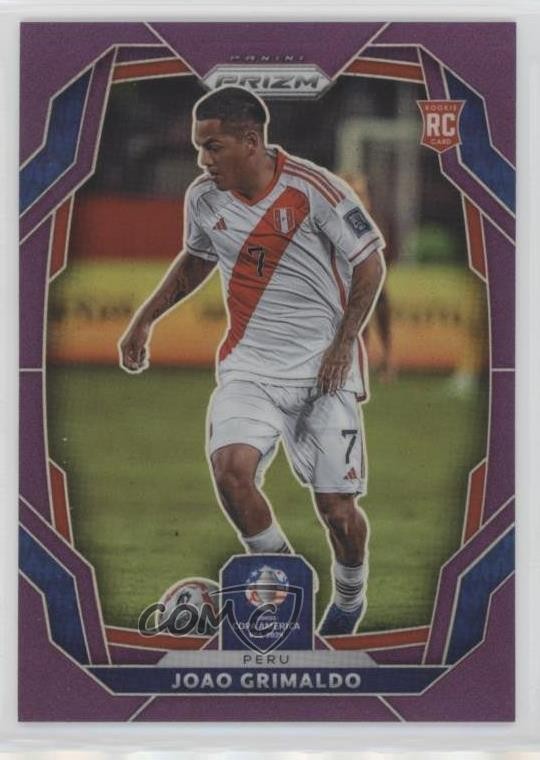 2024 Panini Prizm CONMEBOL Copa America Purple 16/49 Joao Grimaldo #88 0n8h