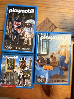 Playmobil Sonderfiguren Dürer Vermeer Rembrandt teilweise gebraucht