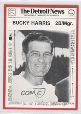 1981 Detroit News Tigers Boys of Summer 100th Anniversary Bucky Harris HOF 0b5