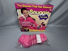 Original Pink Snuggie for Kids Blanket with Sleeves - Includes Socks NEW IN BOX 