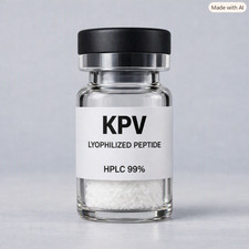 KPV 10MG  Lyophilized Peptide Powder Vial, Un...
