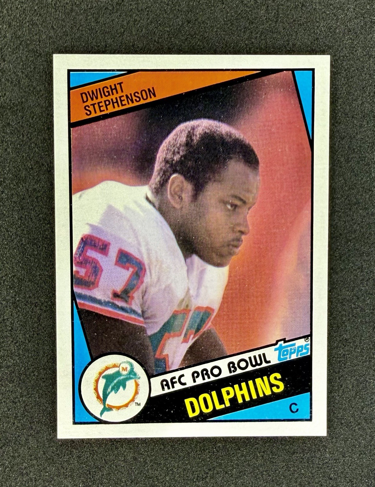1984 Topps - Dwight Stephenson #129 (RC) Centered!