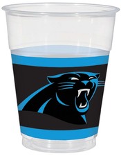 Carolina Panthers NFL Pro Football Sports Banquet Party 16 oz. Plastic Cups