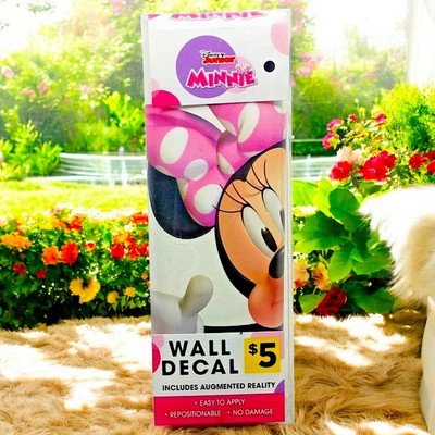 Disney Minnie Mouse Vinyl Disney Jr. Wall Decal 13x14'' Augmented Reality