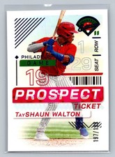 2024 Panini Prospect Edition TayShaun Walton Blue #/199 #51