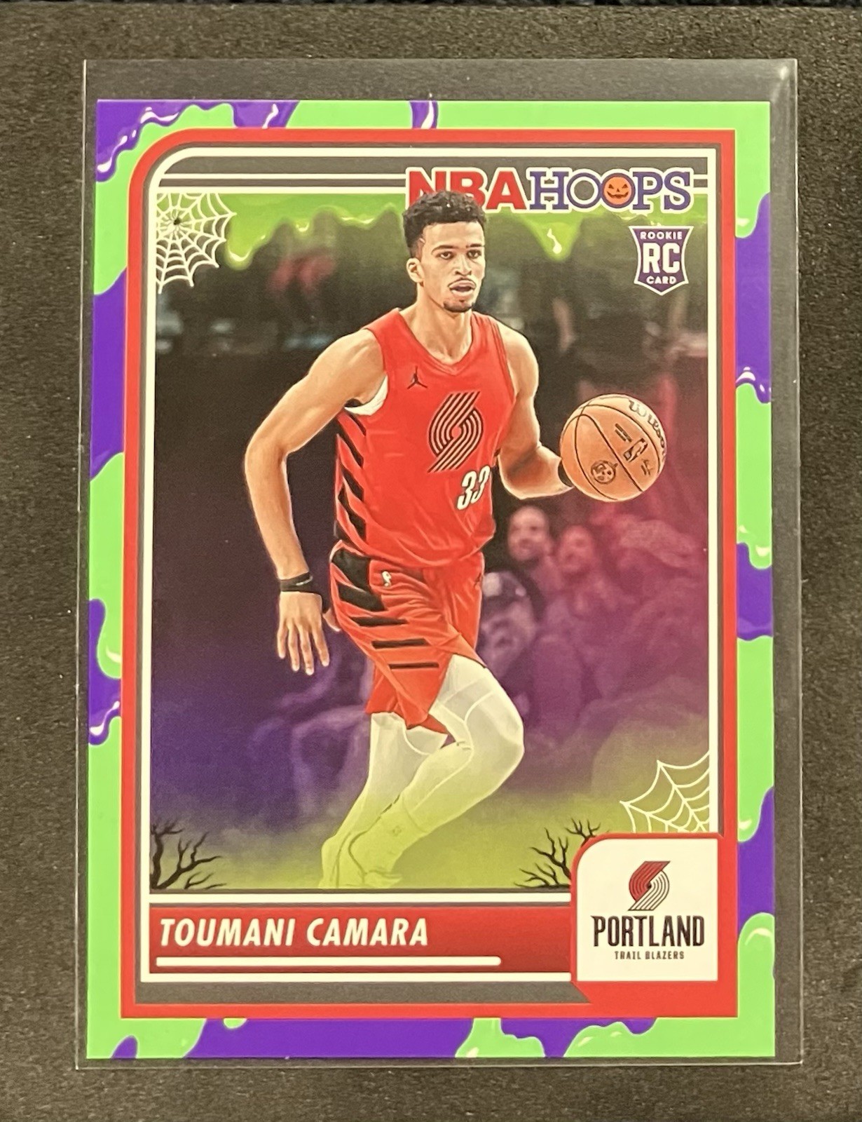 2023-24 Panini Haunted Hoops - Toumani Camara #10 Slime (RC) Trail Blazers