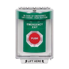 STI SS2141EX-EN Indoor/Outdoor Stopper Station Push Button with Horn, Flush