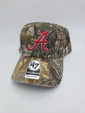 Alabama Crimson Tide 47 Brand Realtree Clean Up Strapback Camo Hat