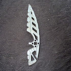 LEGO Bionicle Part Weapon Fire Greatsword Shield Half for Toa Lhikan 8811