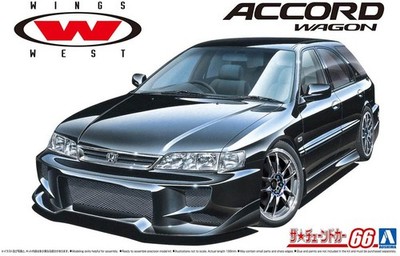 1996 Honda Accord Wagon CF2 Wings West 1:24 Model Kit Bausatz Aoshima 058039