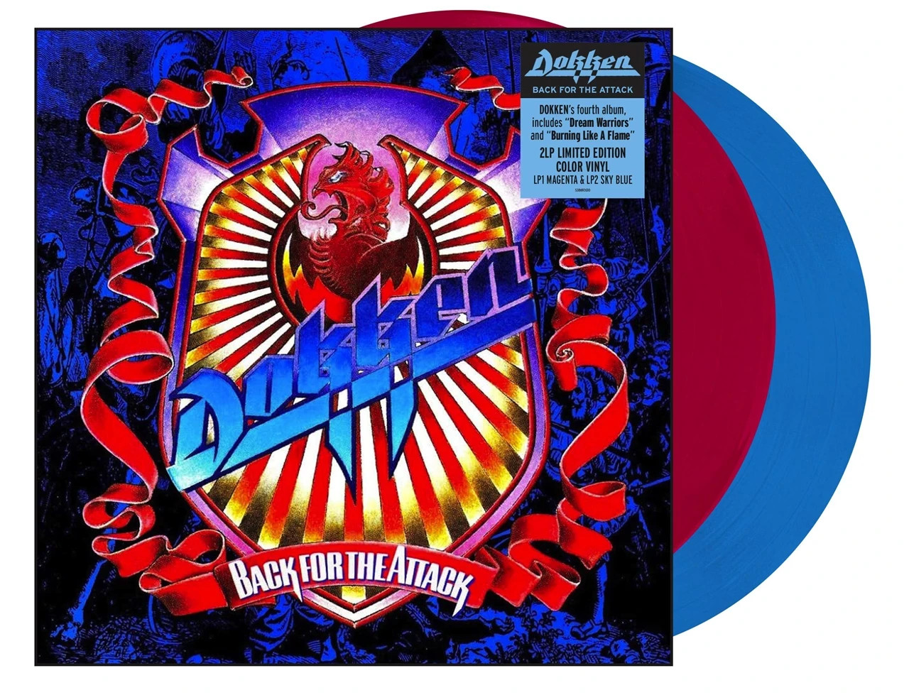 Dokken - Back For The Attack COLOURED vinyl LP NEW/SEALED IN STOCK