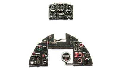 HAWKER TYPHOON Mk.Ib COLORED, 3D. PE INSTRUMENT PANEL to AIRFIX..#7238 1/72 YAHU