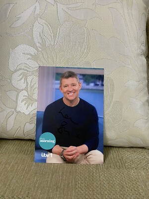 Ben Shephard handsignierte This Morning Cast Karte Autogramm selten