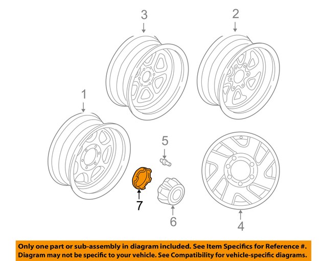 MITSUBISHI OEM 9704 Montero Sport Wheelcenter Cap Retainer MB624908 for sale online eBay