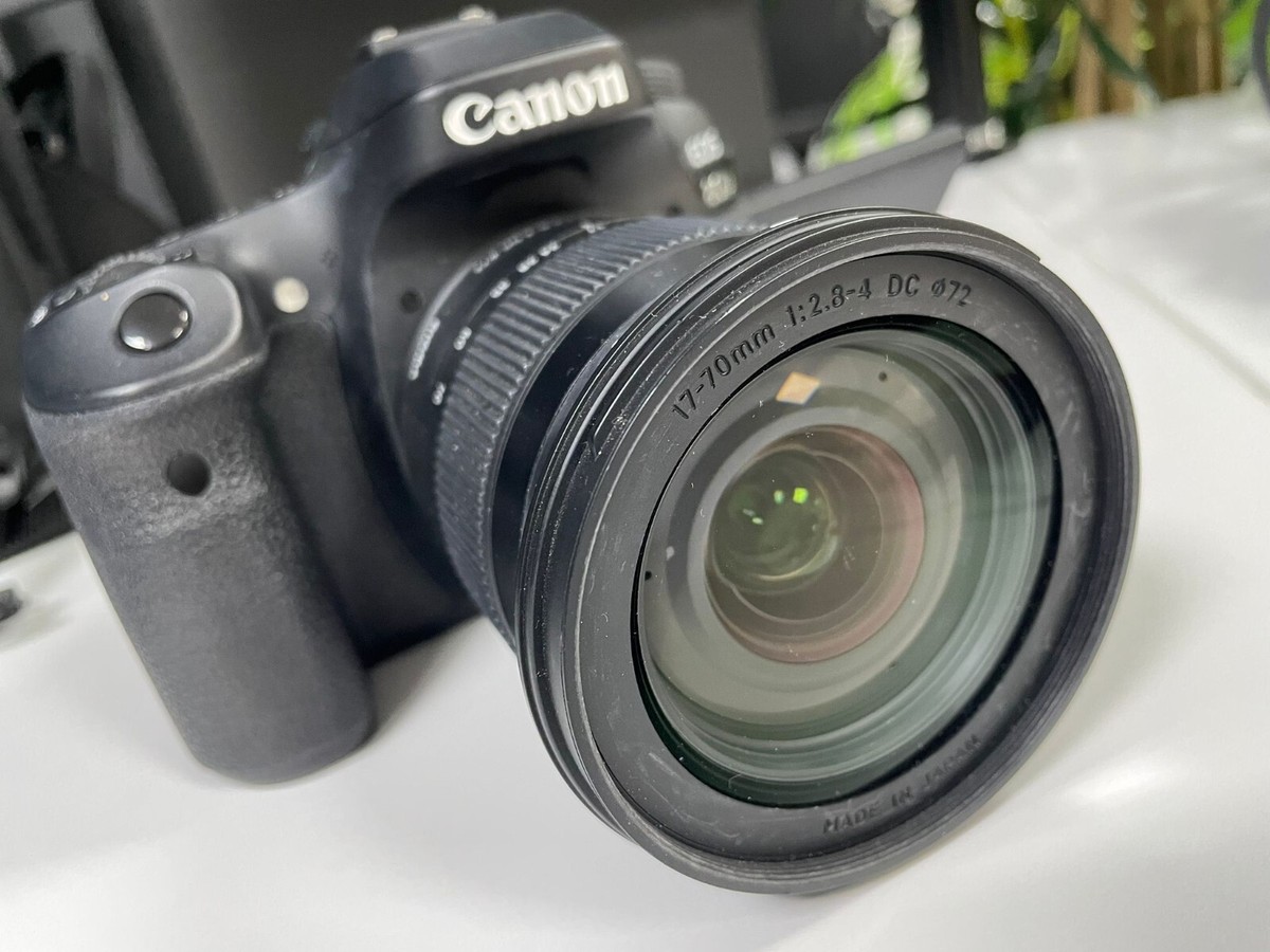 Canon EOS 80D Digital Camera with Sigma 17-70mm DC UK
