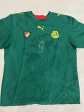 *RARE* VINTAGE 2004 SAMUEL ETO'O #9 TRIKOT CAMEROON JERSEY PUMA  Men’s Size L