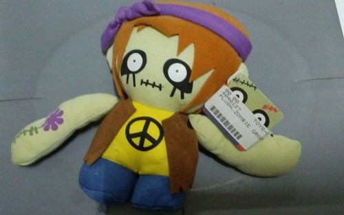 ZOMBIE PLUSH ~ Groovy Zombie ~ 8" Plush ~ NWT Display - Free Shipping! - Picture 2 of 3