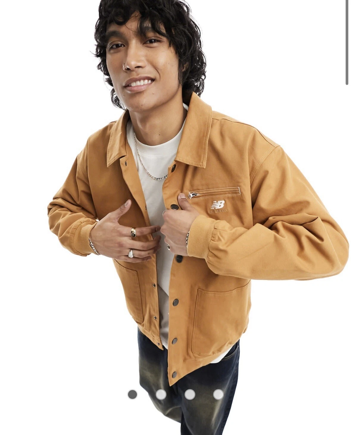 COACH Giacca da allenatore New Balance in tabacco