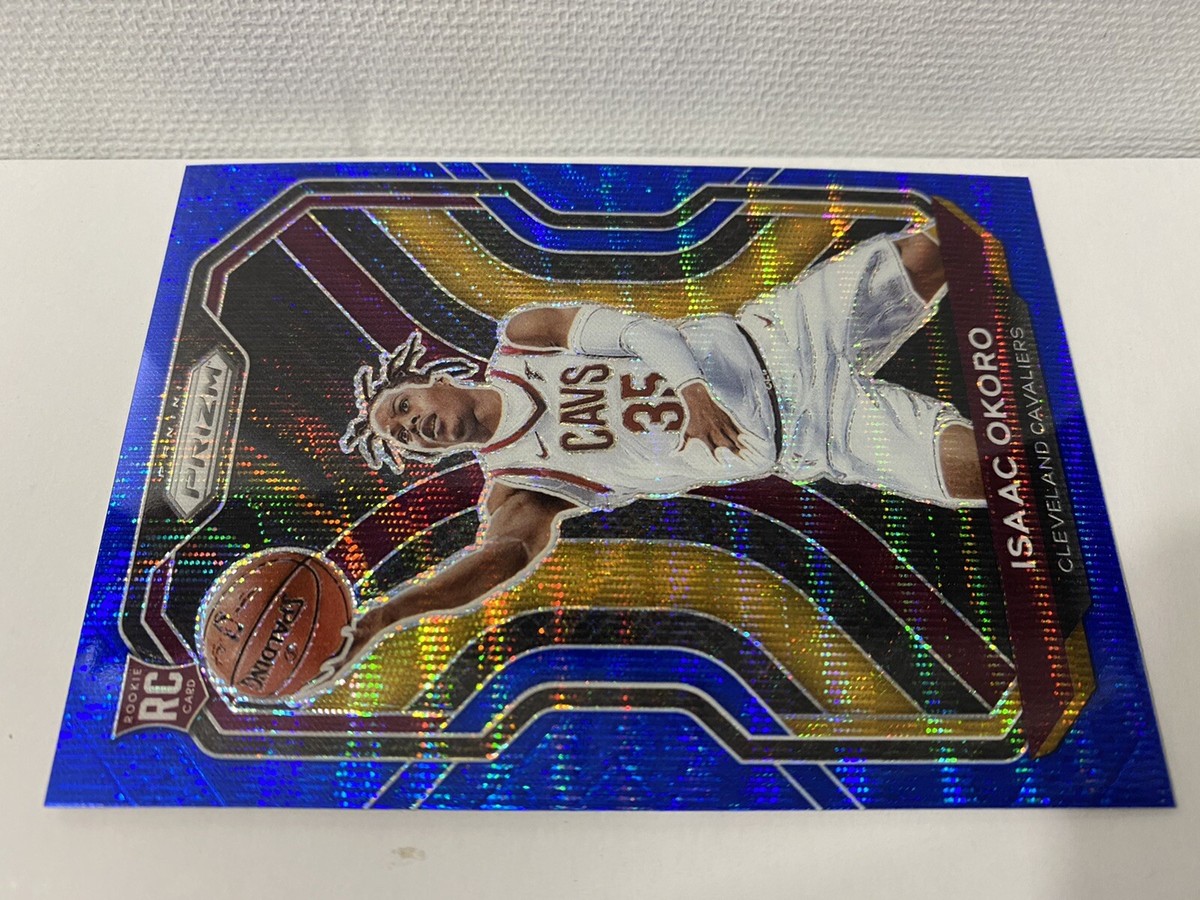 2021 Panini Tmall Asia Exclusive Isaac Okoro Blue Wave Prizm
